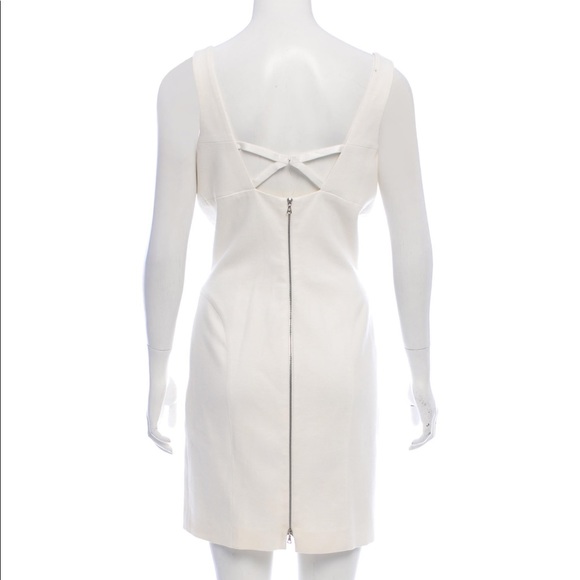 Narciso Rodriguez sleeveless off white shift dress - Picture 4 of 5